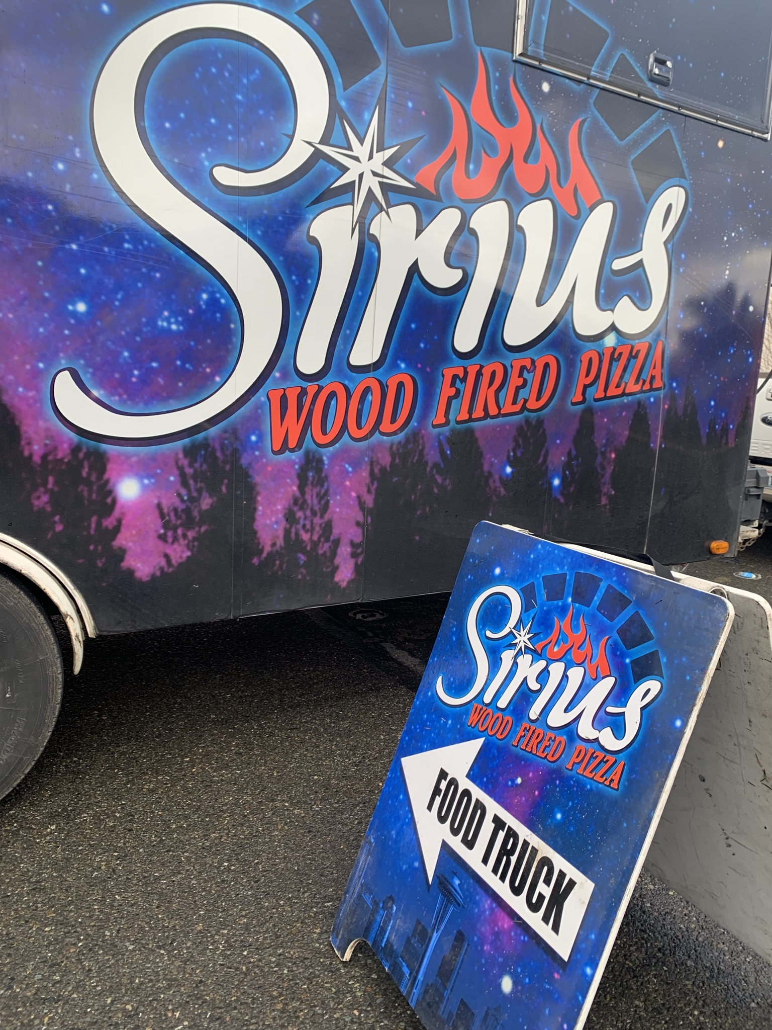 Sirius Wood Fired Pizza Graham Auto Repair